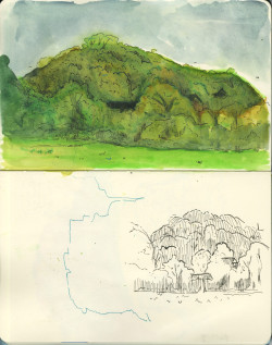 Early sketches of Dorsmouth Rock
