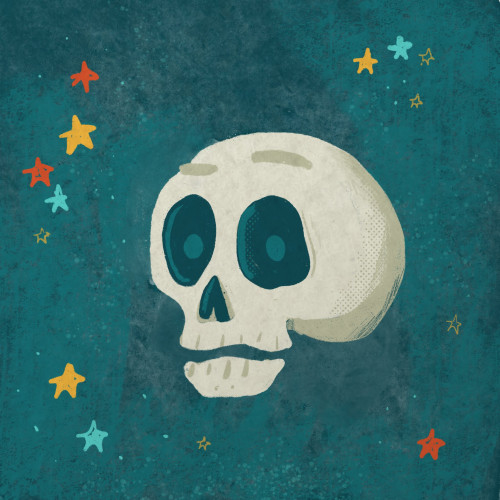 A Slightly Startled Skull