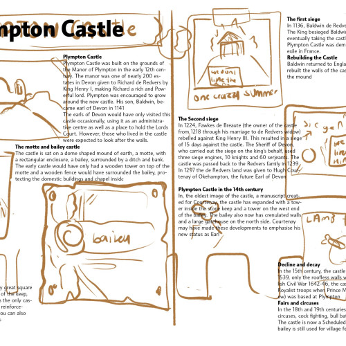 Final rough for castle board