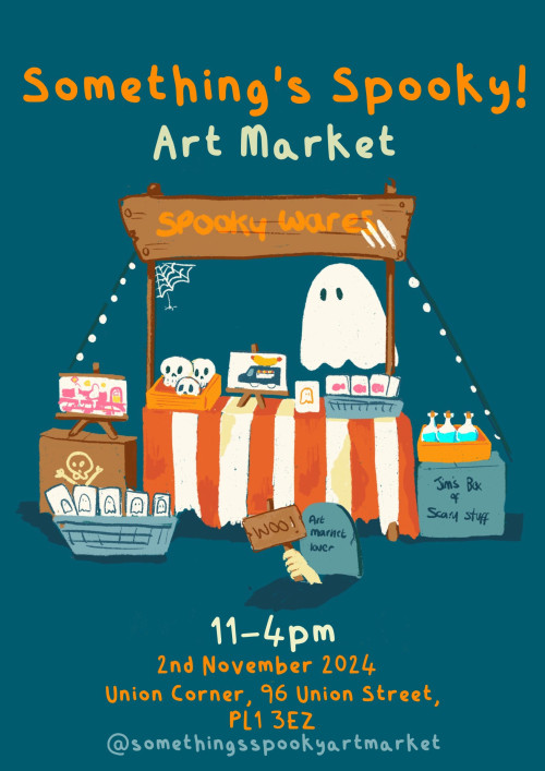 Join us at Somethingās Spooky Art Market Somethingās Spooky