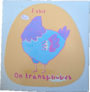 Pigeon hates transphobes